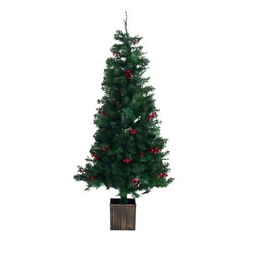 クリスマスツリー 北欧 おしゃれ 120cm-150cm LED リアルツリー 赤い実付き 豊富な枝数 クラシックタイプ クリスマス
