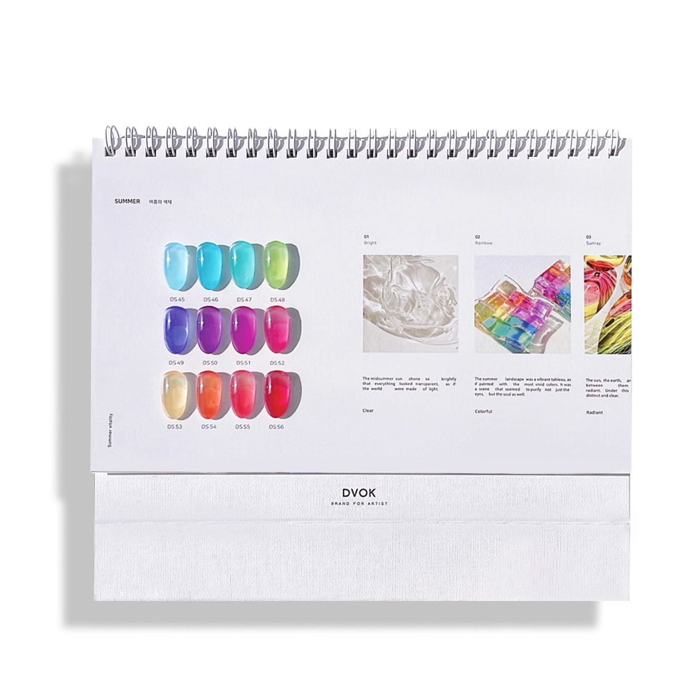 [DVOK] 【For Seasons Syrup gel 】【SUMMER なつ 】12色-セット / 季節の色彩を映した類のシロップコレクション