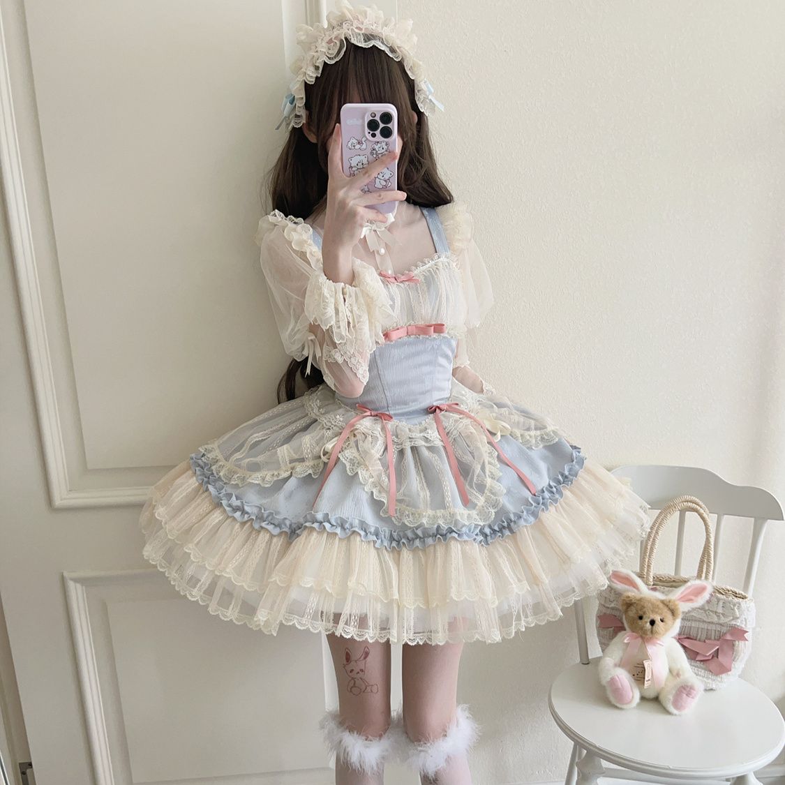ロリータ キャミワンピースコスプレ 可愛いワンピース洋装文化祭学園祭コスプレ服コスチューム ドレス