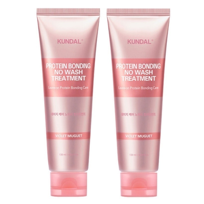 [1+1]プロテインダメージケア洗い流さないノーウォッシュトリートメント130ml 3種(レザーアイリス/バイオレットミュゲ/イランイラン)/韓国コスメ