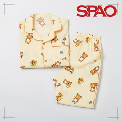 SPAO リラックマ クマたちの夏バギー 半袖 パジャマ(BEIGE) RUGGEDWORKS（ラゲッドワークス）の「夏《リラックマ》 キッズ