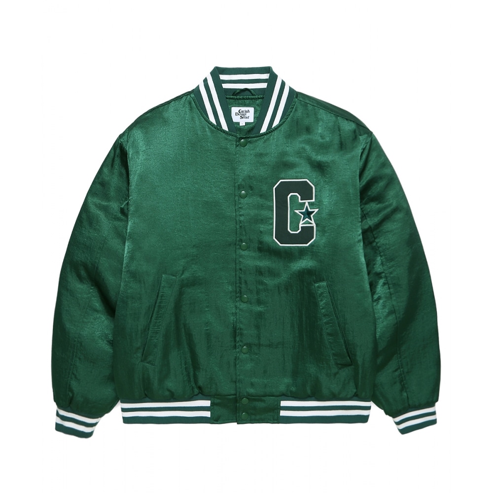 キャビッシュセラーロゴベースボールジャケットグリーン (CV2CSUB940A)
