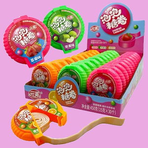 Qoo10] 昔懐かしいワンロールボックス風船ガム ス