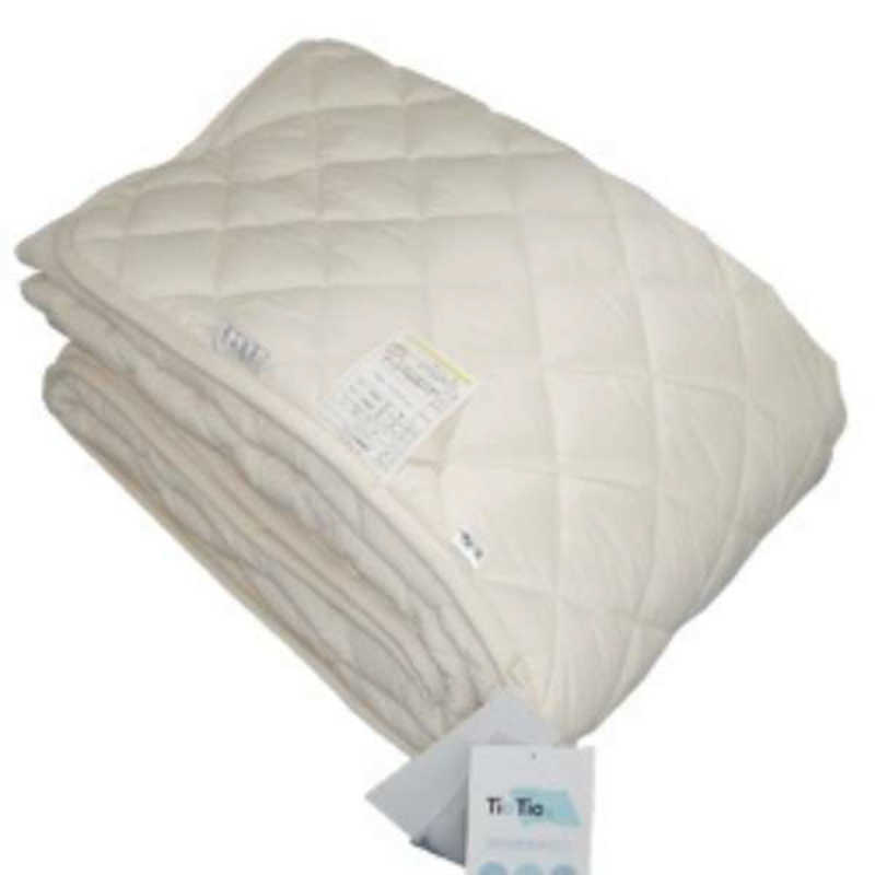 生毛工房　【ベッドパッド】TioTioウォッシャブルベッドパッド アイボリー [シングルサイズ /ベッドパッド]