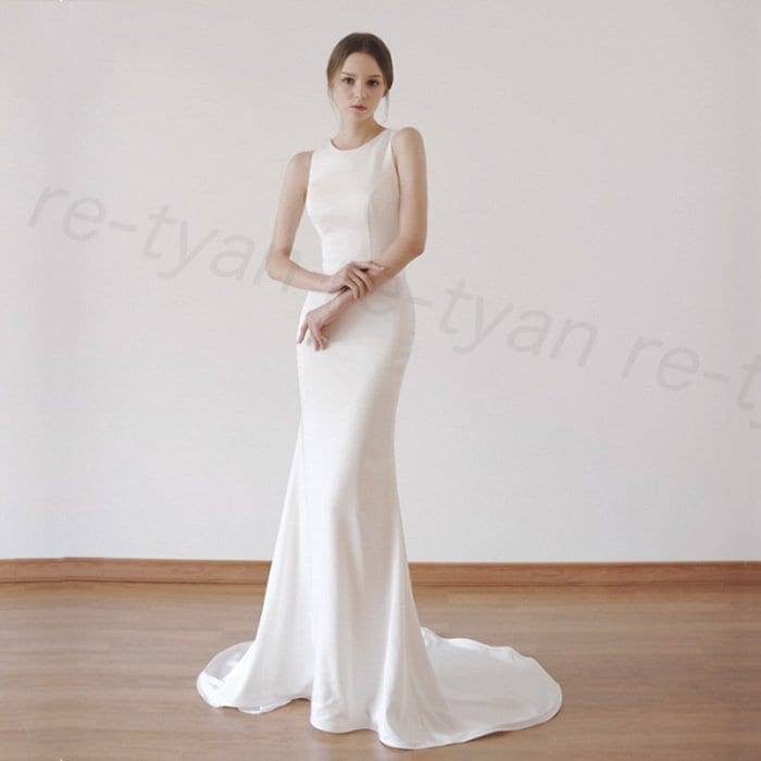 ウエディングドレス 二次会 花嫁 白 ワンピース ロングドレス パーティードレス 結婚式 二次会 成