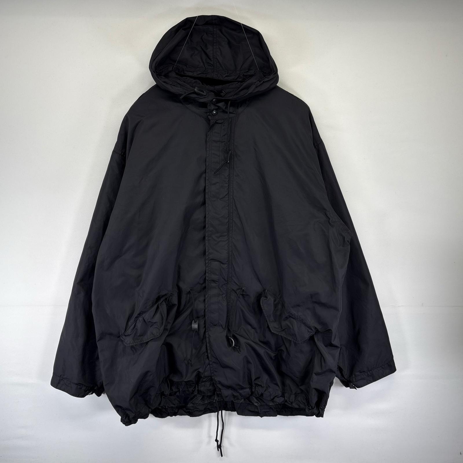 古着 ポロ スポーツ ラルフローレン Polo Sport Ralph Lauren ジャケット フルジップ モッズコート ライナー付 2XL ブラック系 メンズ