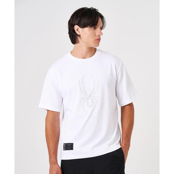 男性ビッグロゴ半袖Tシャツ SPKMCNRS306MWHT 659881