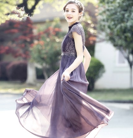 ガーリー半袖ロングワンピース ワンピース ドレス ロング丈 袖あり 半袖 フレア Aライン レース 刺繍 チュール ウエストマーク 綿 爽やか 大人スタイル かわいい 大人可愛い きれいめ シンプル