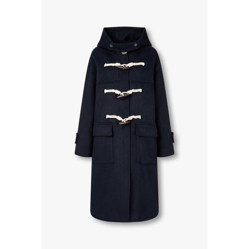 トグルフードロングコート(9174411983)