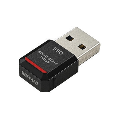 BUFFALO （バッファロー） USB3.2(Gen1) TV録画対応 小型SSD 250GB SSDPST250U3BA