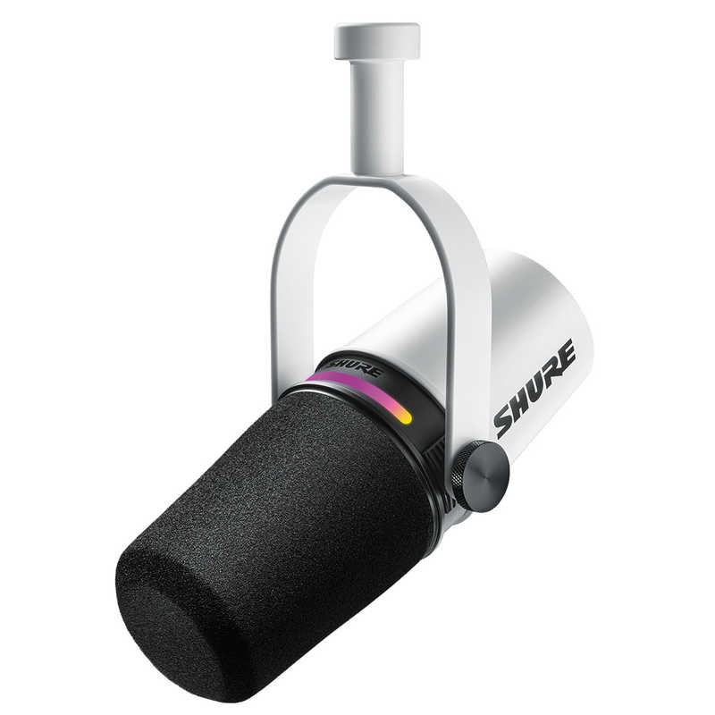 SHURE　ポッドキャストマイクロホン ホワイト　MV7＋-W-J