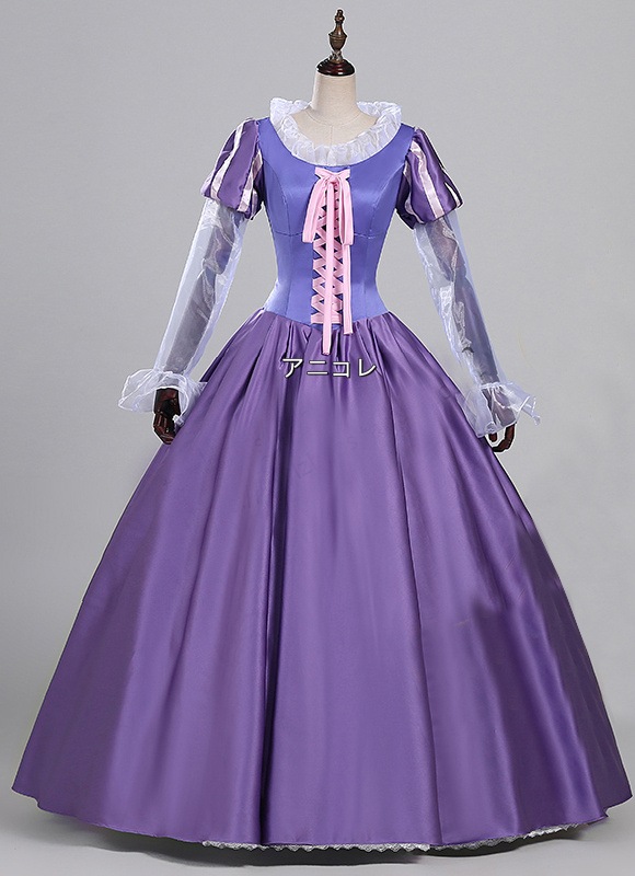 ラプンツェル コスプレ衣装(ウィッグ 靴別売り)