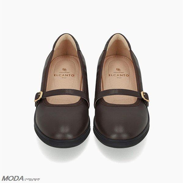 軽量クッションコンフォートメリージェーンフラットシューズ1XWC15XE-GN