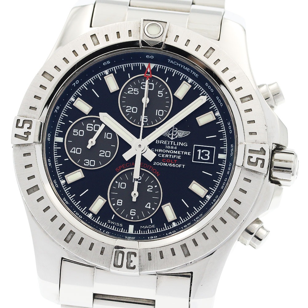 ブライトリング BREITLING A13388 コルト クロノグラフ 自動巻き メンズ _934423【中古】
