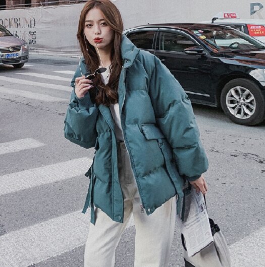 【取寄：納期2週間】ダウンジャケット レディース 冬 ダウン アウター 防寒 ジャンバー 秋冬新作 冬コート コート ゆったり 着痩せ ダウンコート カジュアル 無地 韓国 暖かい ダウンジャケット