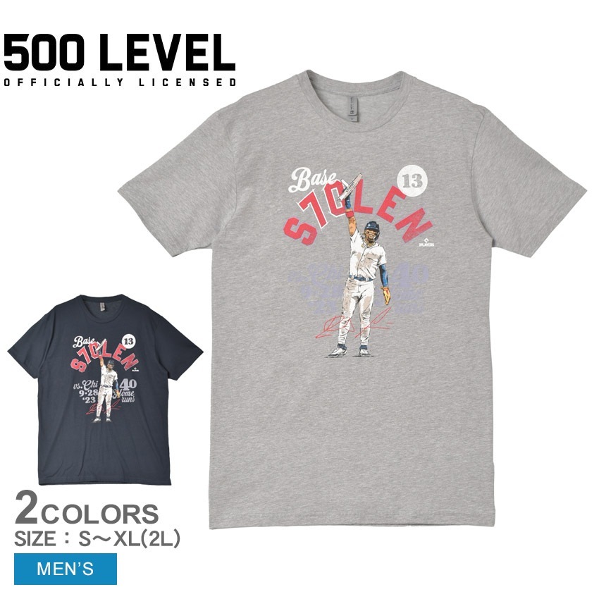 RONALD ACUNA JR. ATLANTA 40-70 CLUB WHT グレー ネイビー 紺 ウエア トップス ロナルドアクーニャジュニア