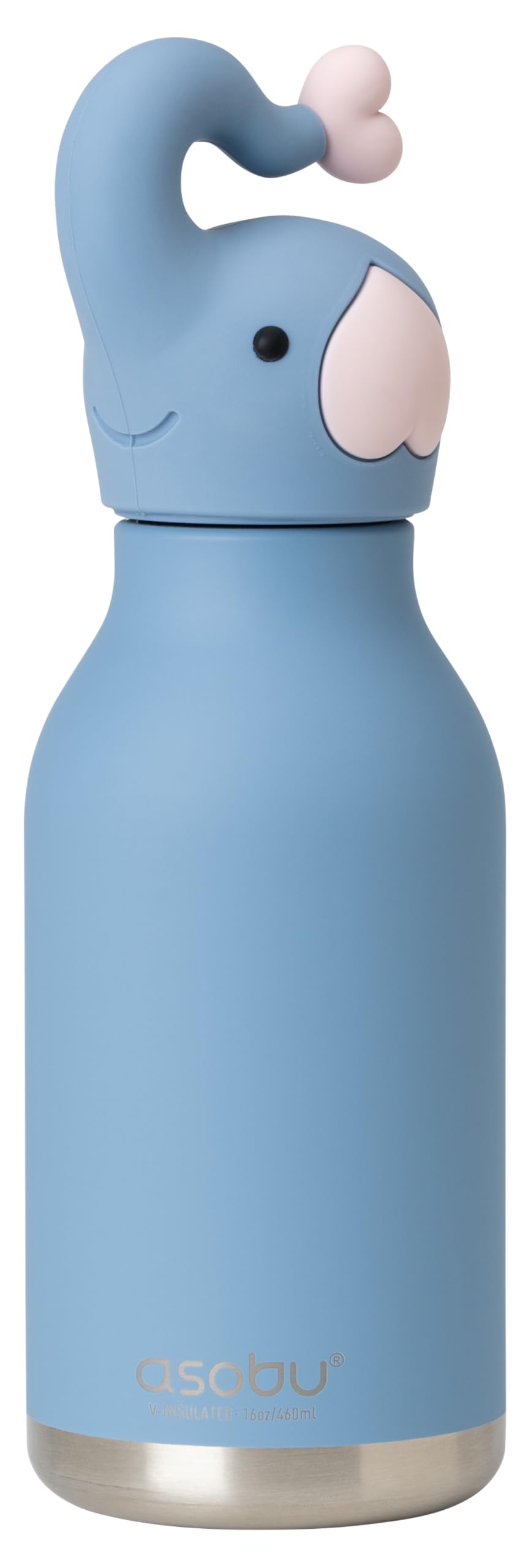 asobu アソブ BESTIE Bottle ベスティ 水筒 ステンレスボトル ストローボトル 保温 保冷 動物 キャラクター (ゾウ)