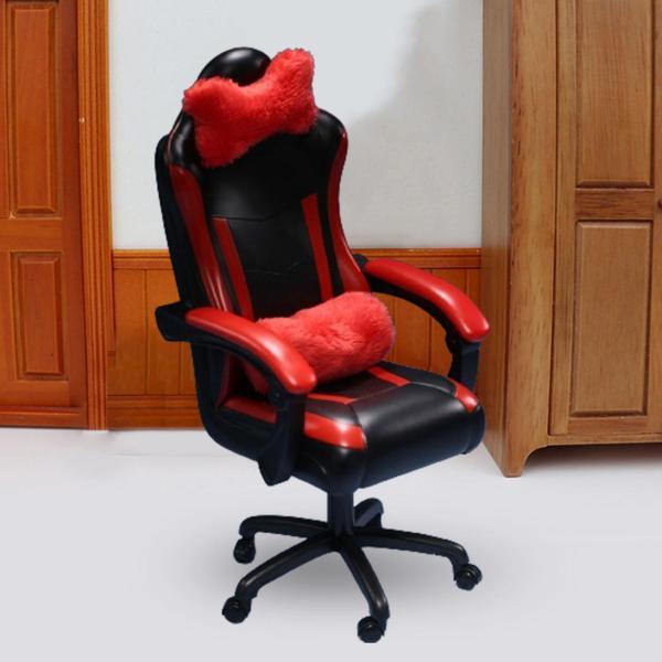 1:6スケール ゲーミングチェアモデル 装飾 12インチアクションフィギュア用 赤