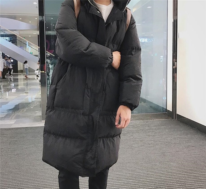 今が絶対買い流行 コットン オス 中長セクション ダウンジャケット ファッション 韓国 タイド ゆっ