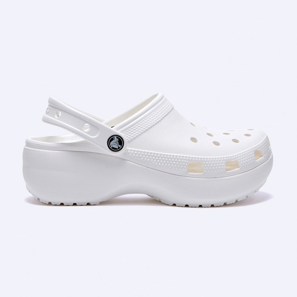 CROCS クラシック プラットフォーム クロッグ ホワイト レディース 206750-100
