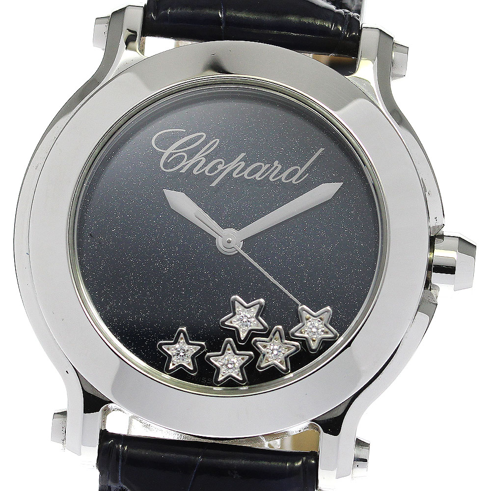 ショパール Chopard 278475-3020 ハッピースポーツ 150周年記念モデル 1000本限定 デイト クォーツ メンズ _656574【中古】