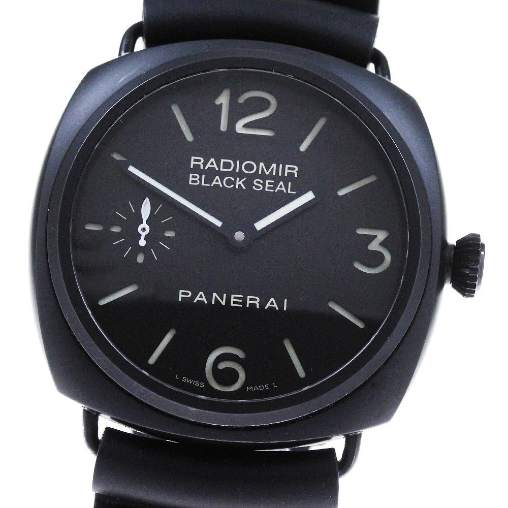 パネライ PANERAI PAM00292 ラジオミール ブラックシール 手巻き メンズ 良品 _816454【中古】