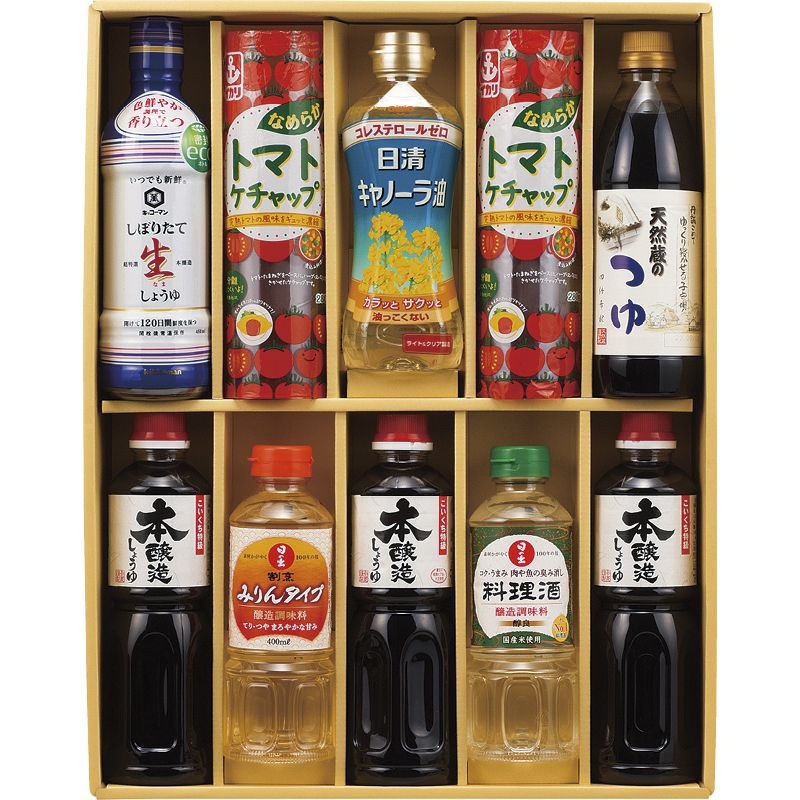 キッコーマン&調味料バラエティセット L-H 5,564円