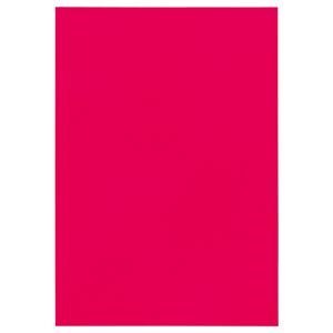 （まとめ） TANOSEE 色画用紙 八つ切 あか 1パック（10枚） [x30セット]