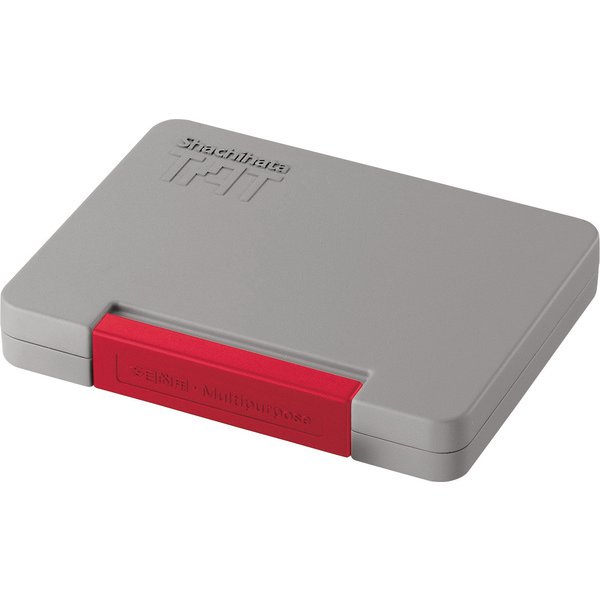 （まとめ買い）TAT（タート） 強着スタンプ台 多目的用 中形 油性 インキ色赤 ATGA-2-R [x3]