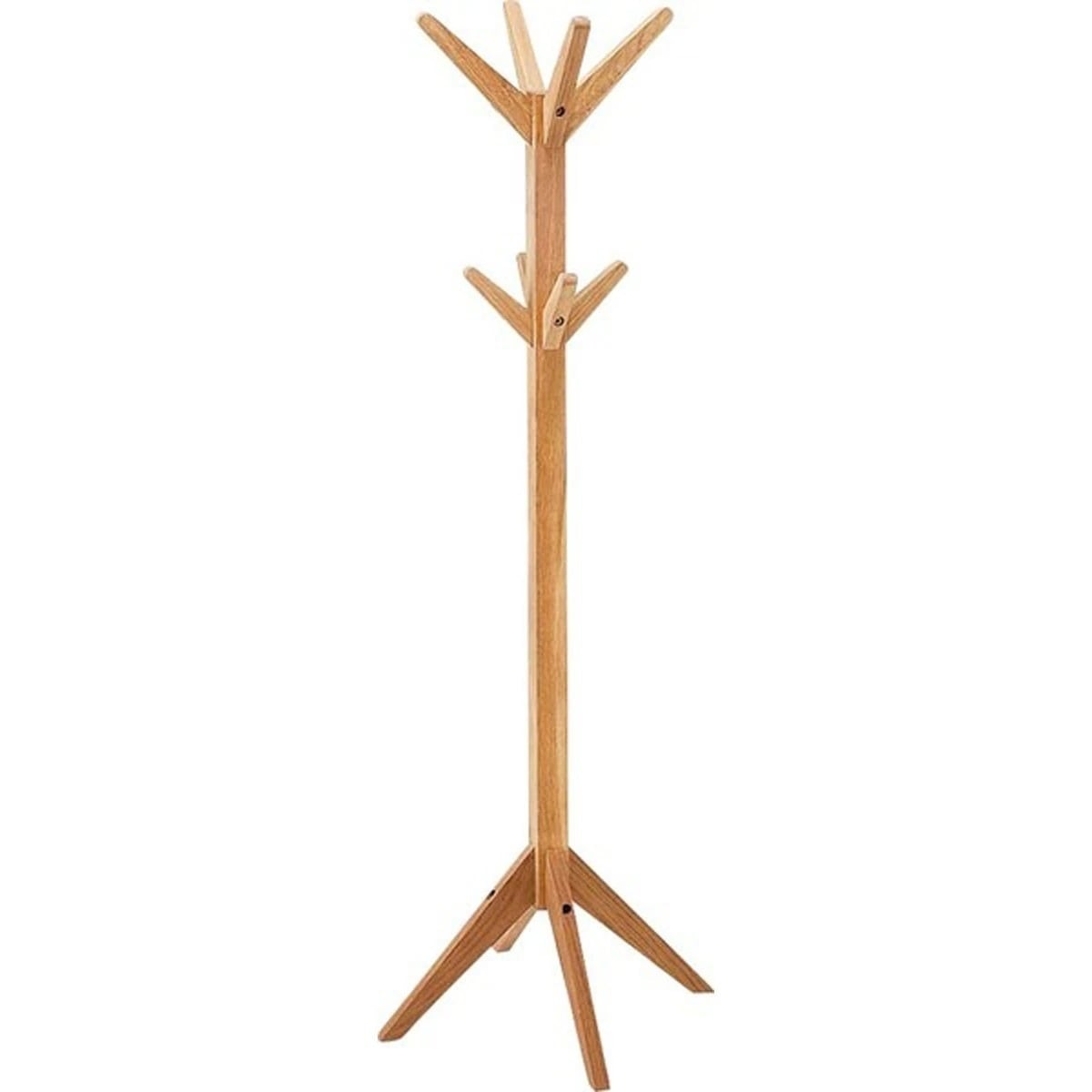 ショートハンガー 天然木 オーク ラッカー塗装