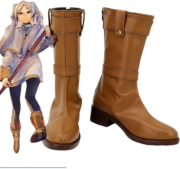 フリーレン エルフ 葬送 ブーツ 靴 革靴 アニメ 男女 靴コスプレ 靴