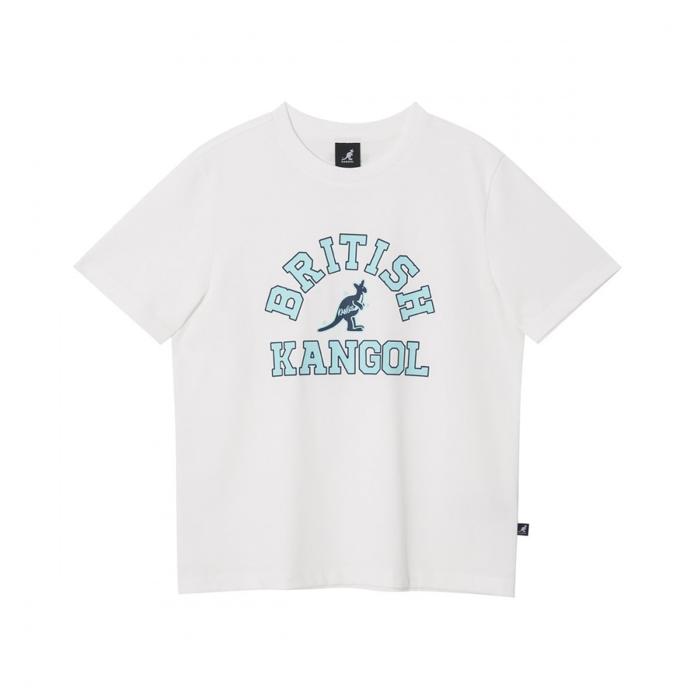 KREWウィメンズプレイロゴ半袖Tシャツオフホワイト2791