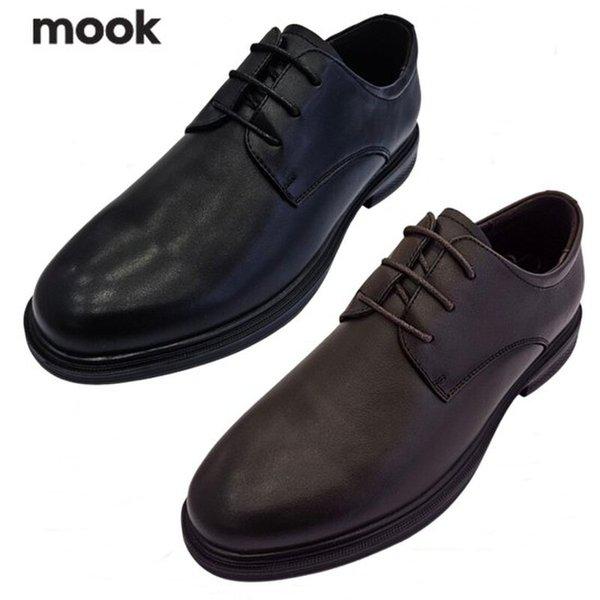 男性セミフォーマルコンフォート軽量ダービーシューズ-GN