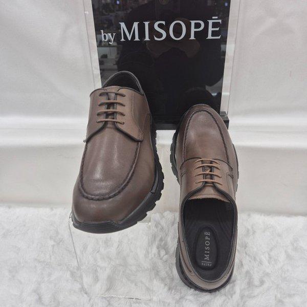 By 男性カジュアルコンフォートボートシューズ 122HT337FS010 DBROWN 4 JJ