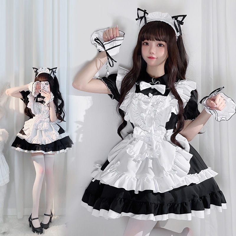 ハロウィン仮装 ロリータ ダークゴシックメイド コスプレ衣装 ゴシック ハロウィン コスプレ大人 学園祭 文化祭 ワンピース クリスマスコスプレ