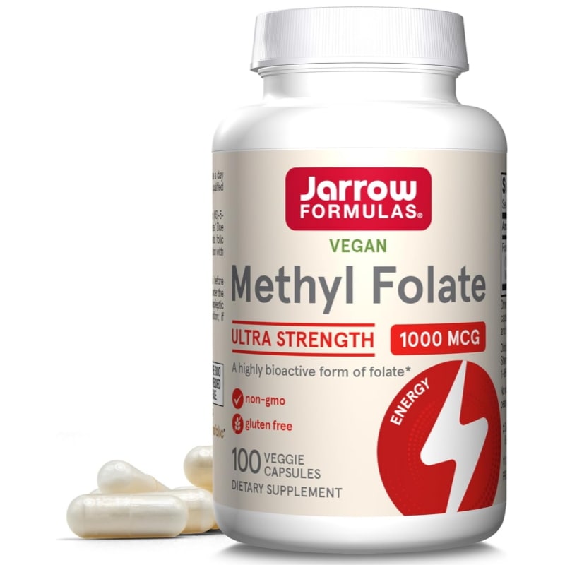 ヴィーガン メチル葉酸 Extra Strength 1000mcg ベジカプセル 100粒 5,291円