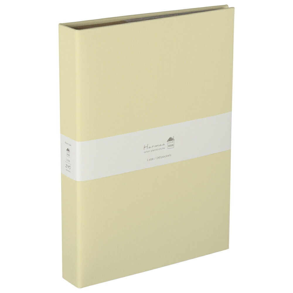 （まとめ買い）ハルマー 1PLポケットアルバム L判3段240枚 イエロー A-HR3P-101-Y [x3]