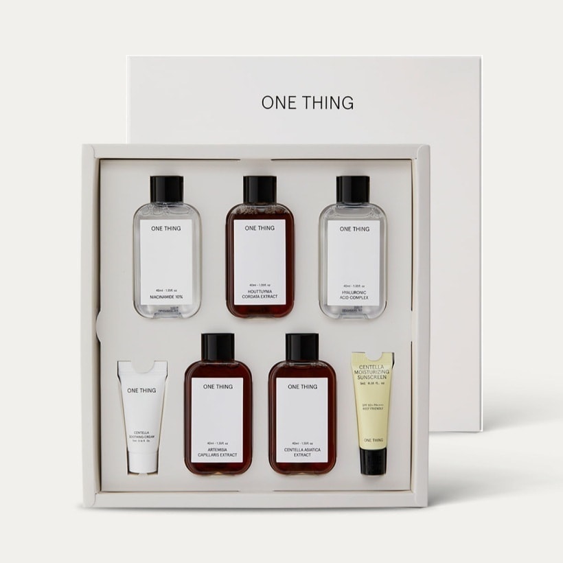 スターターキット7種 (ドクダミ/クサノオウ/インジンヨモギ/ナイアシンアミド/ヒアルロン酸/クサノオウ/クサノオウ/クサノオウ日焼け止め)