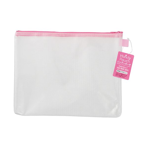 （まとめ）ハピラ ハンディポーチ B5 ピンク HP305PK 1セット（5枚） [x5セット] 7,846円