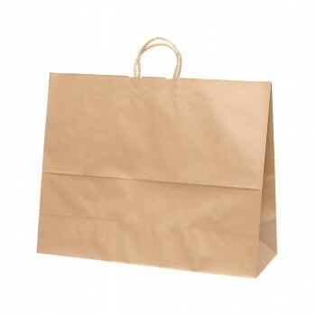 自動手提袋　HV160　未晒　無地 100枚 XZT00885