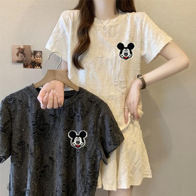 【INS大人気韓国風】ディズニー ミッキー スウェット 上下セット セットアップ レディース 半袖 夏 シャツ カジュアル 短パン Tシャツ 夏春秋 かわいい ゆったり スポーツウェア