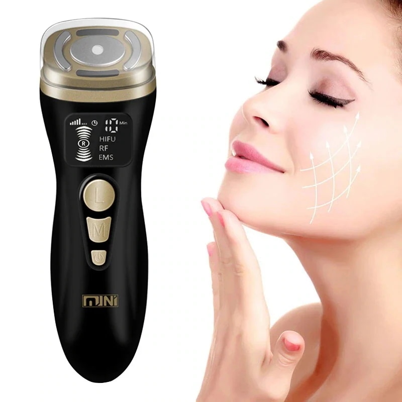RF美顔器 超音波バイポーラ Rf フェイスネックバットリフティング美容 目元ケアイオン導入 毛穴ケア リフトアップ RFラジオ波 EMS マッサージしわ除温熱振動30%までに制限 5,384円