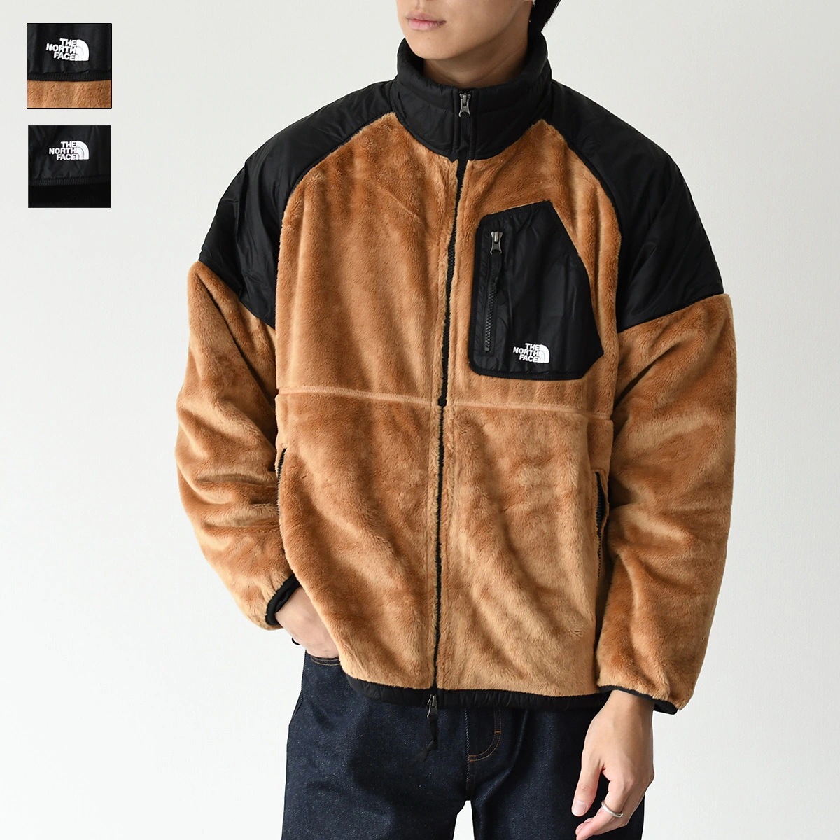 THE NORTH FACE ザ・ノースフェイス フリース アウター NF0A84F6 ジャケット VERSA VELOUR バーサ ベロア メンズ ブラック ベージュ ブラウン 人気
