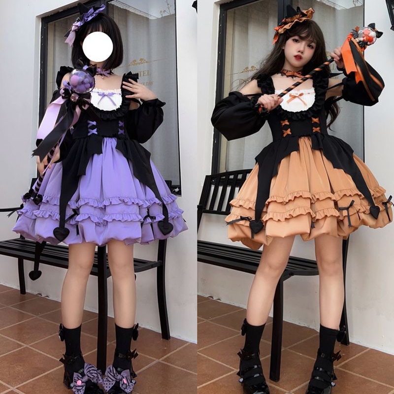 可愛い ゴスロリ ワンピース メイド 服 コスプレ 萌え 衣装 ハロウィン クリスマス 人气ワンピース ロリータ 长袖 ゴスロリ コスプレ アニメ 森ガール ロリータ 大きいサイズ ドレス 女装 服ゴ 8,624円