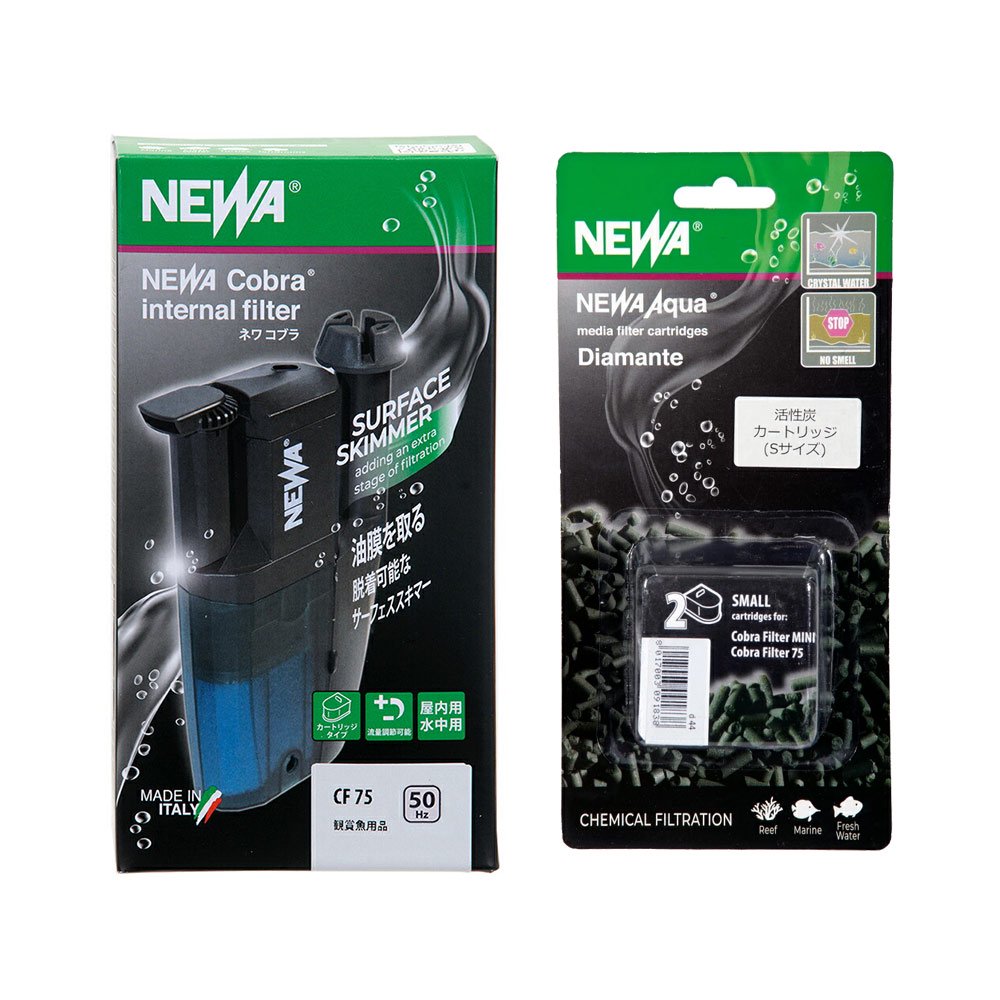 ＮＥＷＡ　コブラ　水中フィルター　ＣＦ　７５　５０Ｈｚ　活性炭カードリッジのおまけ付き　ＣＲＣ10―03―90―00―00