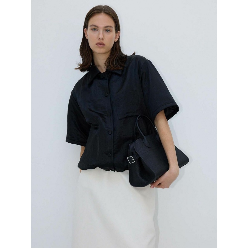 ROWE ドローストリングシンサレートパッド入りジャケットブラック