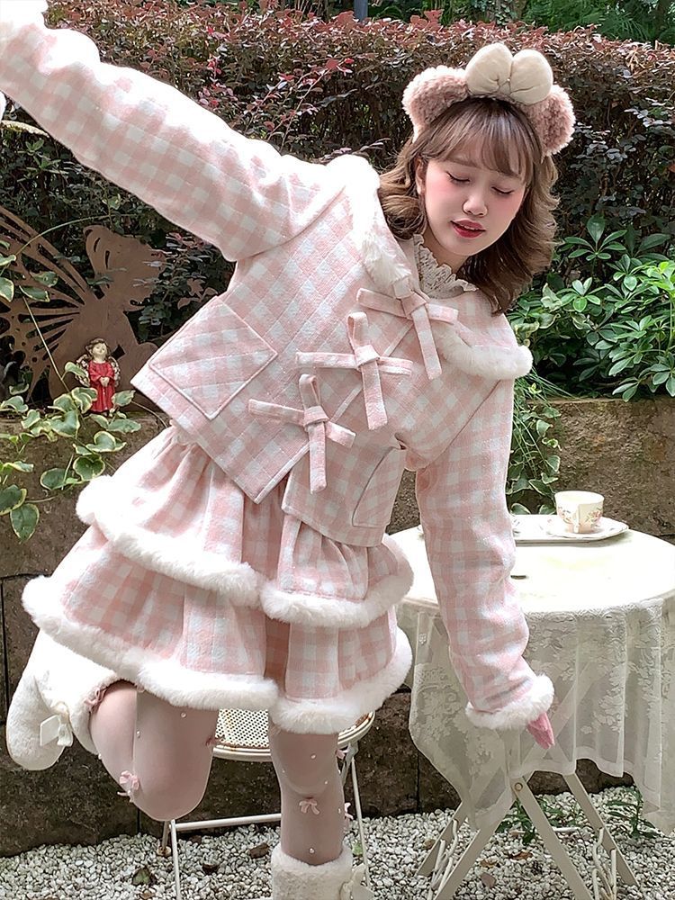 ファッション秋冬 セット服 レディース クリスマス かわいいトップススカート ファッション セットアップ 上下セット 2点セット