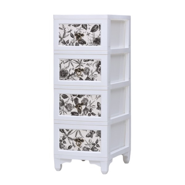 Cuddly カドリーチェスト 4段 ブラック／ボタニー CDL-04B-BN 衣類収納 カドリー 日本製 家具 おしゃれ 収納 組立