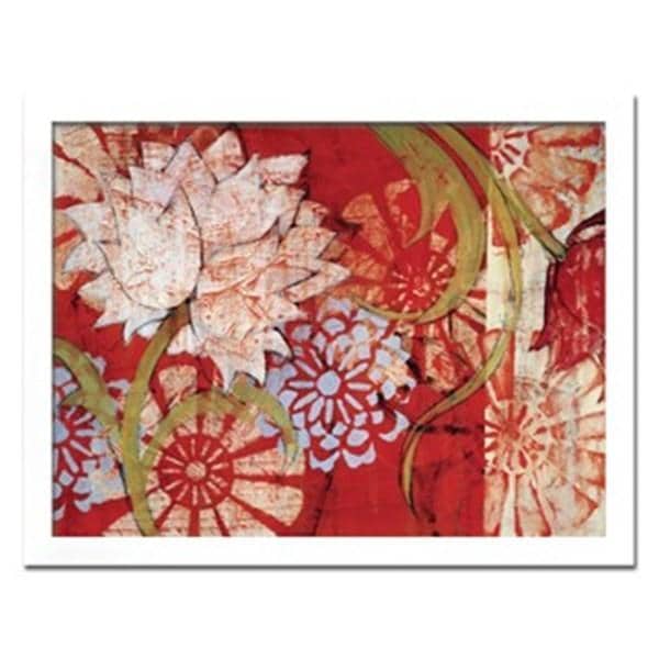 ファブリックパネル アートフレーム おしゃれ 絵画 モダンアート 壁掛け ウォールデコレーション Kate Birch Crimson Malay I W659xH507mm 16,280円