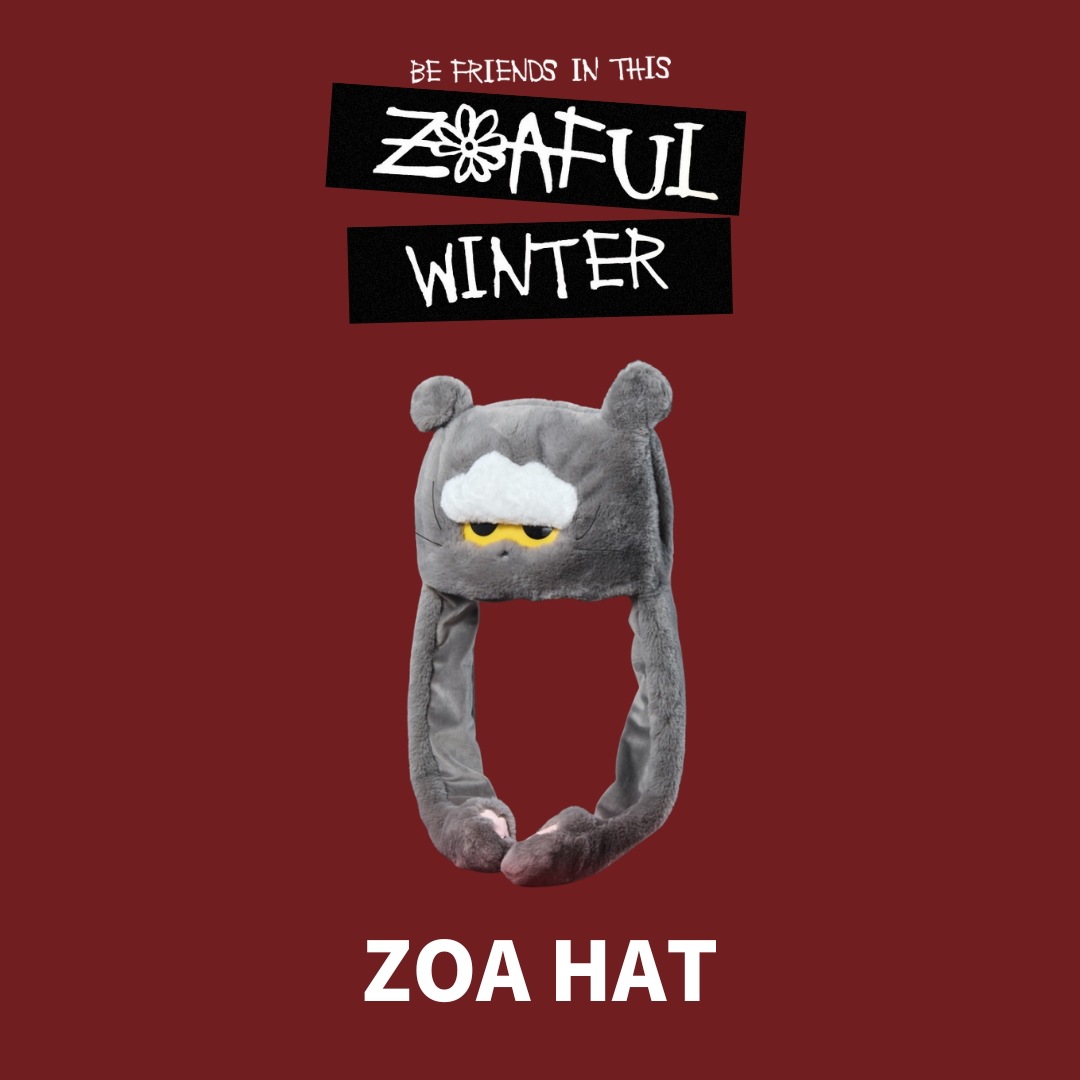 【国内発送】 G-DRAGON X ZO&FRIENDS 2nd POP-UP ZOAFUL WINTER POP-UP ZOA HAT